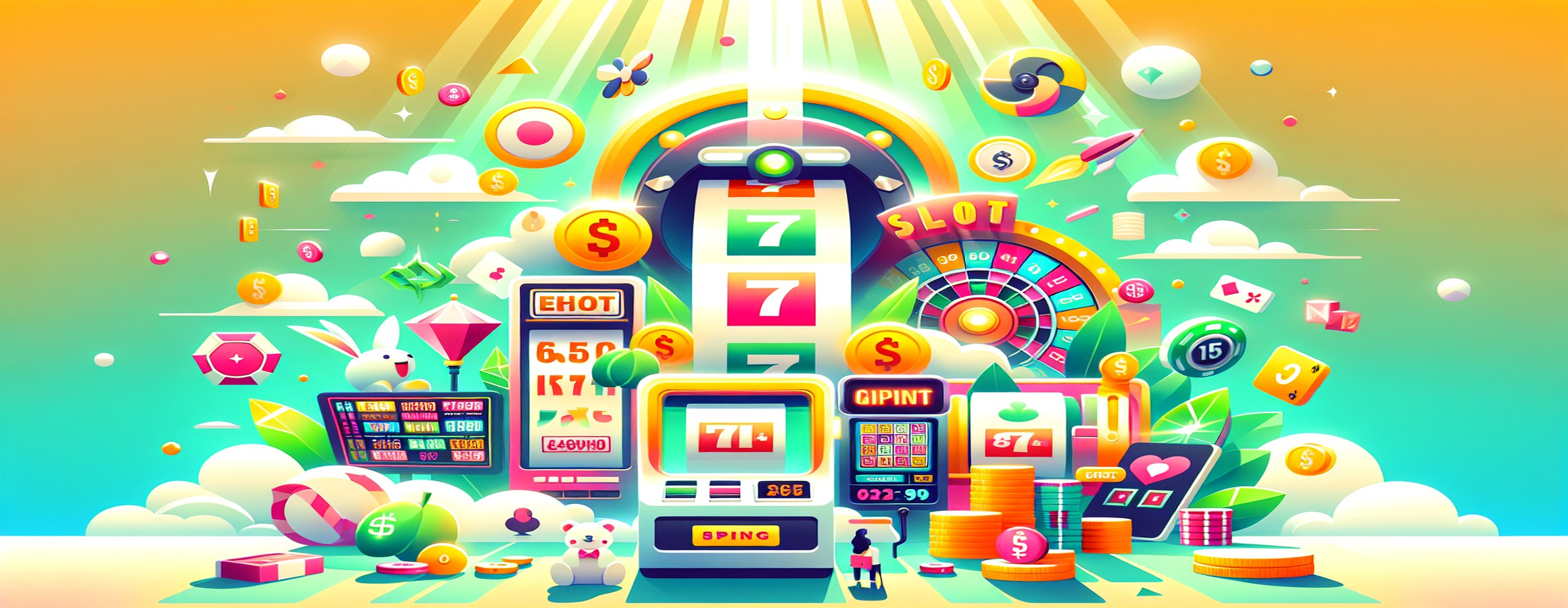 Another vibrant thumbnail illustrating the thrill of slot machines.
