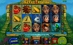 Game mechanics in action from Aztec Empire displayed in this screenshot.