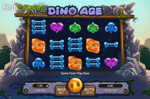 Screenshot displaying the vibrant interface of Dino Gems.