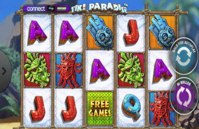 Screenshot of Tiki Paraddise gameplay on SafeGameHub.