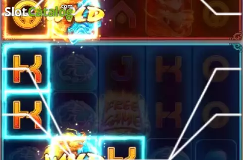 Screenshot of Clearance game highlighting bonus features.