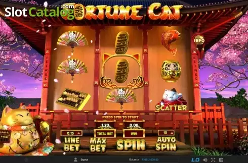 Fortune Cat gameplay screenshot demonstrating features.
