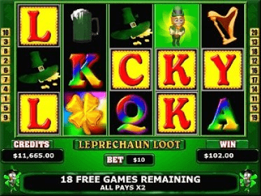 Final screenshot showcasing more Leprechaun slot excitement.