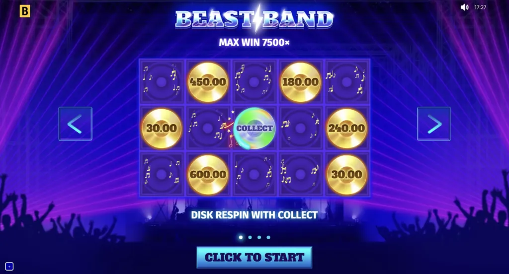BG Beast Band Screenshot showing player interface