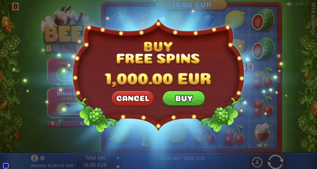 Screenshot of BG Beer Bonanza gameplay 2.