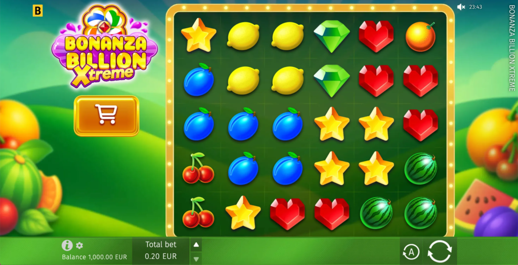 Screenshot of BG Bonanza Billion slot's vivid graphics.