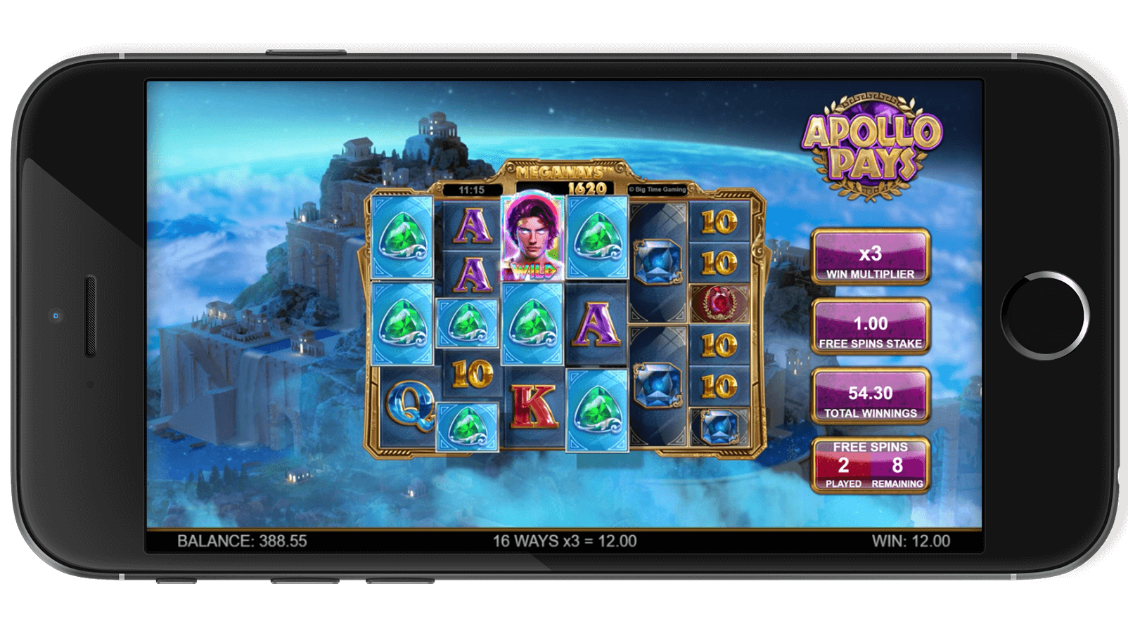 Overview of Apollo Pays interface with layout