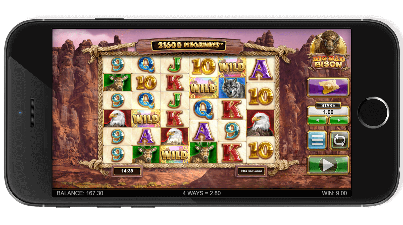 Another gameplay screenshot from Big Bad Bison.