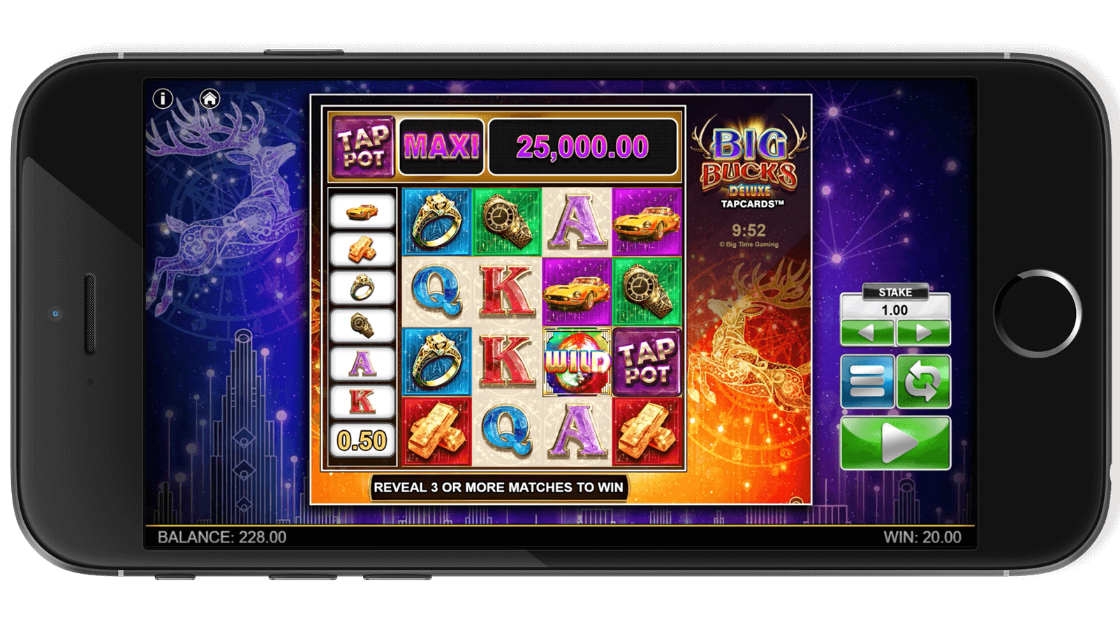 Big Bucks Deluxe gameplay featuring Megaways capability.