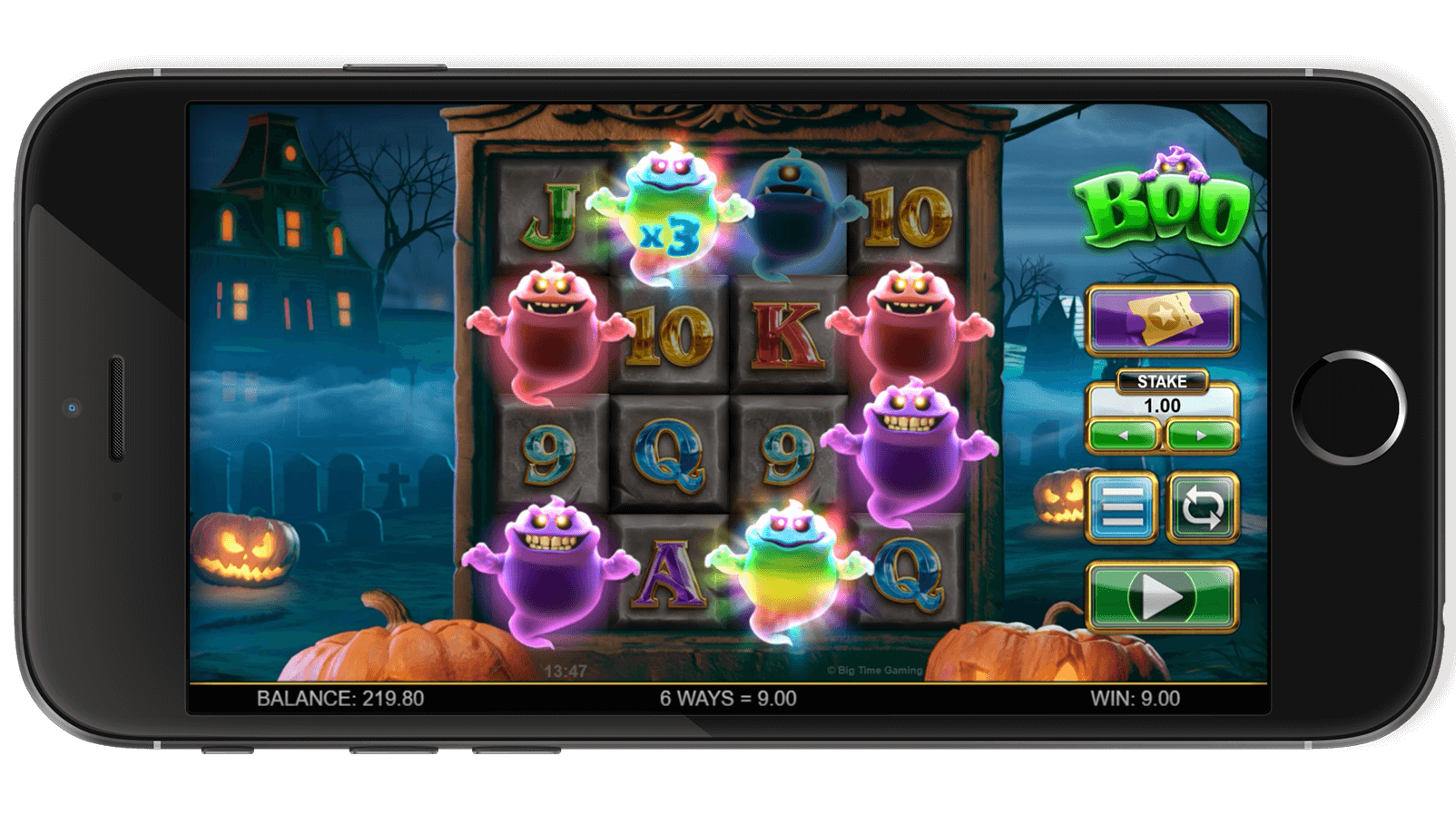 Boo game screenshot showcasing unique graphics
