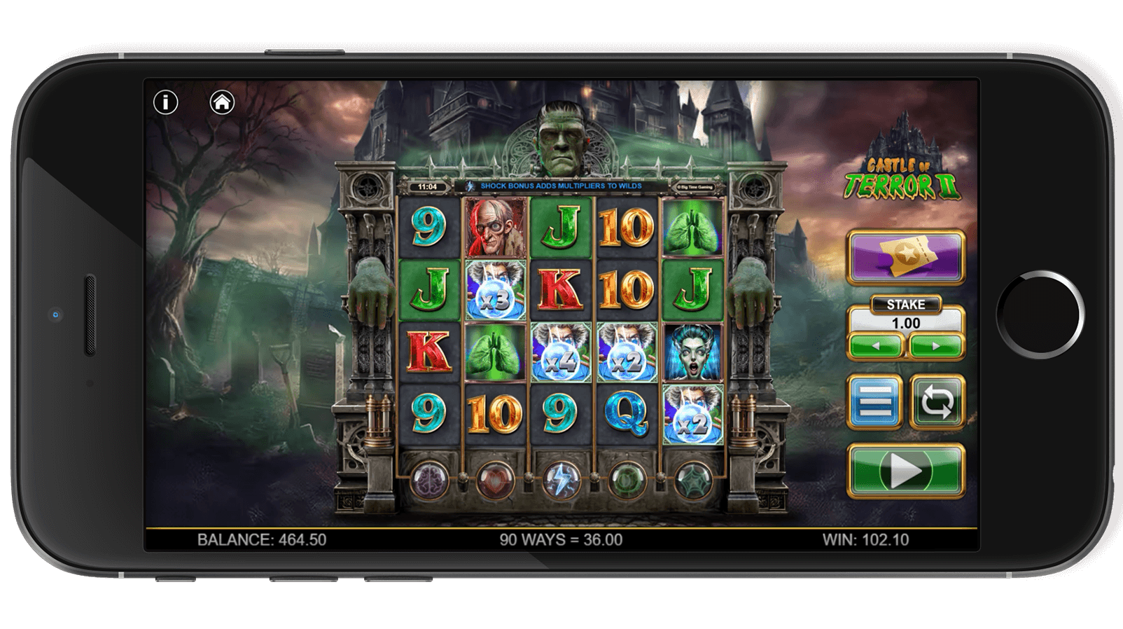 Screenshot of Castle Of Terror 2 showcasing key features.