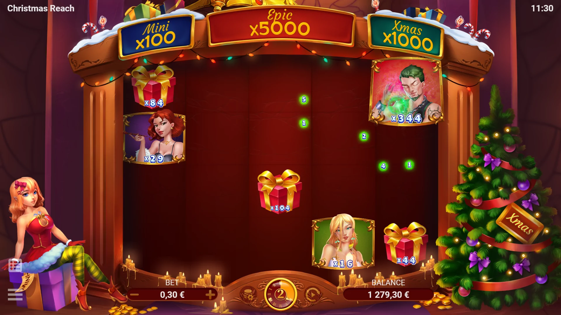 EVO Christmas Reach bonus features screenshot