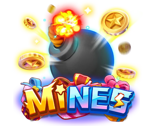 Mines game screenshot displaying dynamic graphics on SafeGameHub.