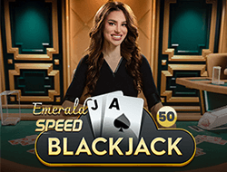 Gameplay screenshot of Speed Blackjack with action