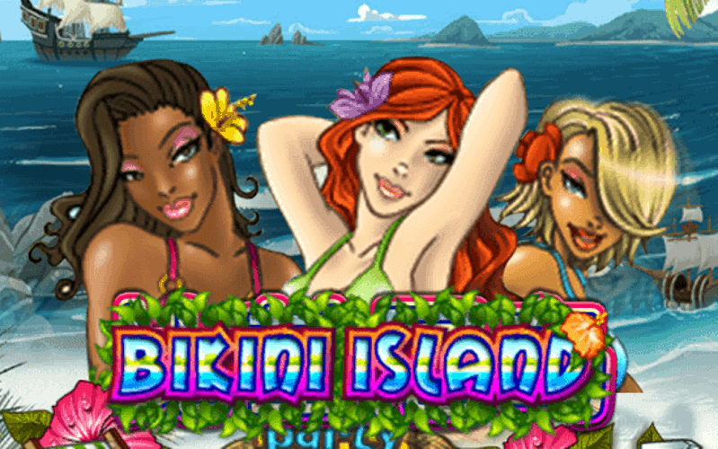 Screenshot of Bikini Island gameplay showcasing vibrant graphics.
