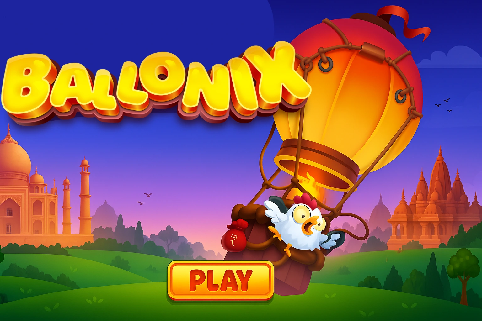 Another screenshot from BalloniX highlighting vibrant graphics.