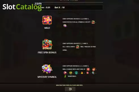 Screenshot of Boom Fiesta with colorful graphics.