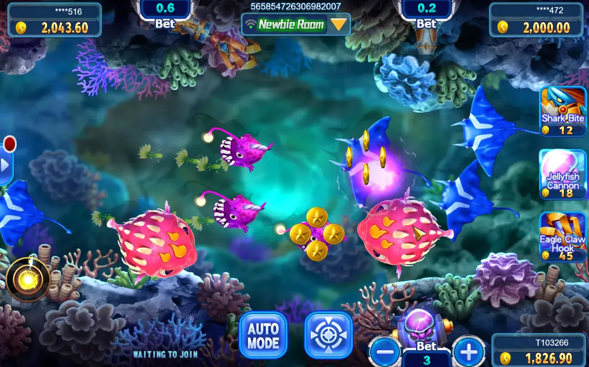 Another screenshot of JILI Fishing All Star Fishing highlighting the underwater scene