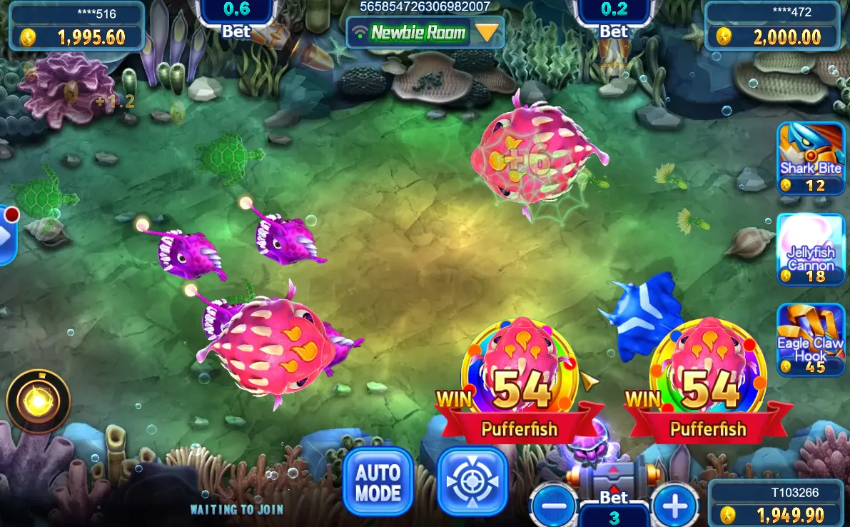 A third screenshot of JILI Fishing All Star Fishing with engaging visuals