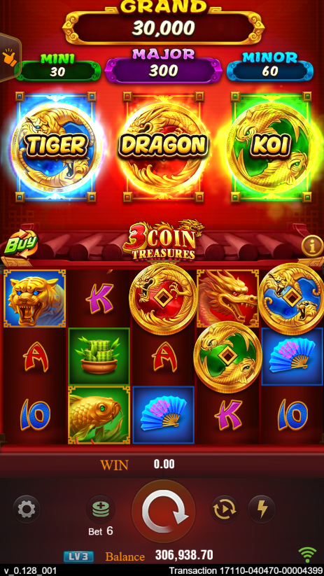 Bonus round highlights from JILI 3 Coin Treasures at SafeGameHub.