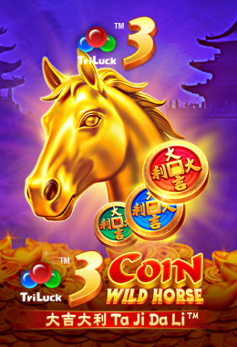 Gameplay action in JILI 3 Coin Wild Horse slot at SafeGameHub