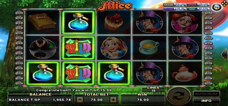 Another screenshot of Alice gameplay with vibrant colors