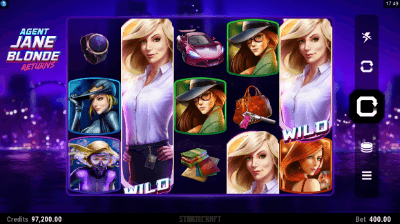 Screenshot highlighting immersive graphics of Agent Jane Blonde Returns.