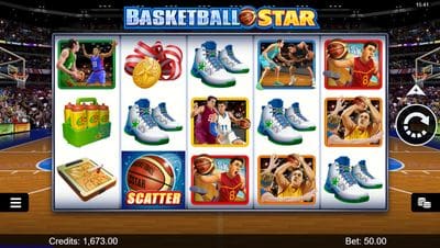 Screenshot of Basketball Star highlighting thrilling features on SafeGameHub.