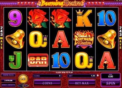 Screenshot of Burning Desire highlighting captivating gameplay features.