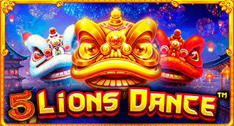 Gameplay screenshot from 5 Lions Dance slot at SafeGameHub.