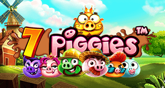 Gameplay screenshot of 7 Piggies slot by Pragmatic Play on SafeGameHub.