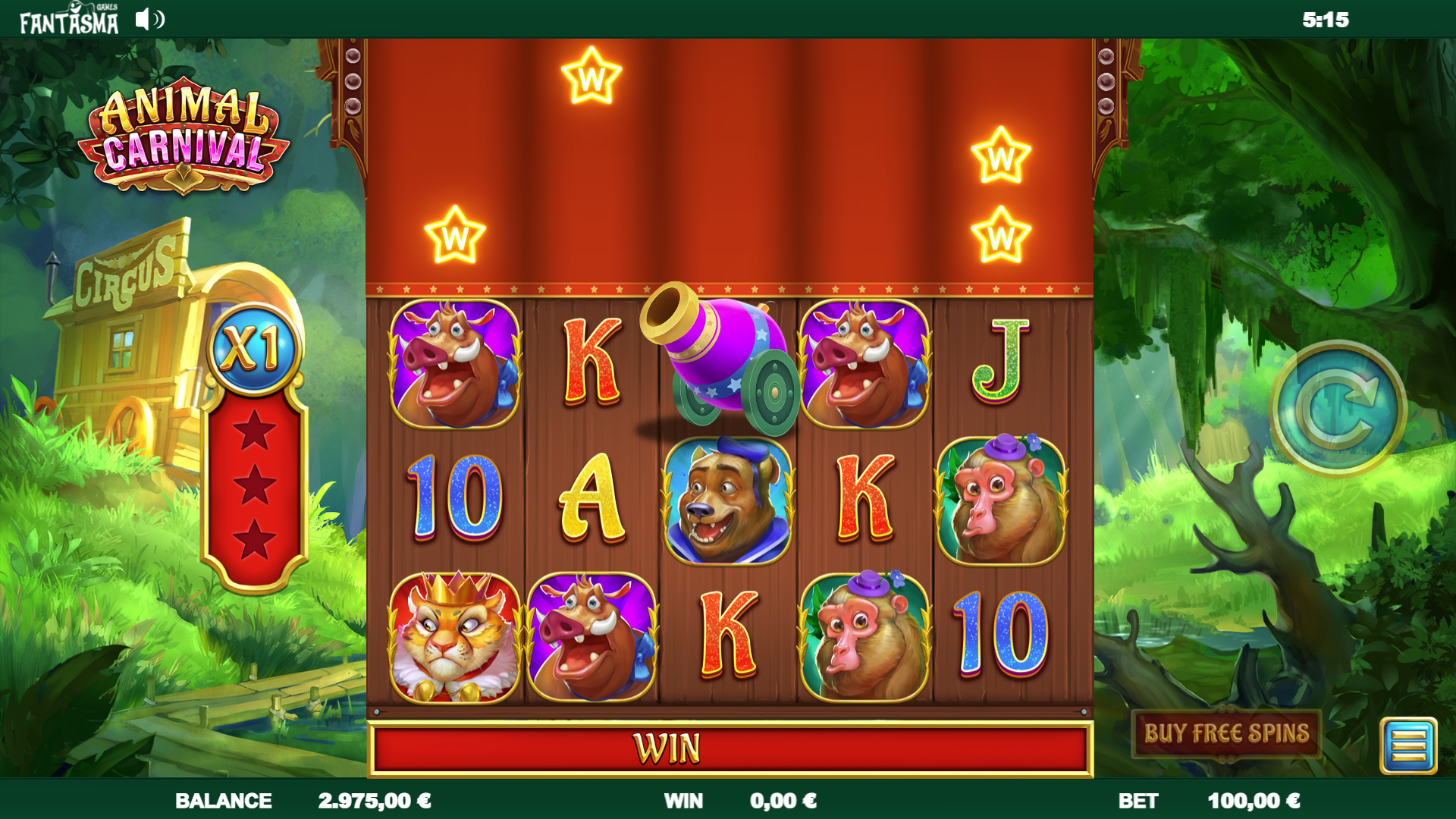 Screenshot showcasing engaging gameplay in Animal Carnival on SafeGameHub.