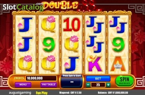 Gameplay screenshot from Double Slot highlighting exciting visuals.