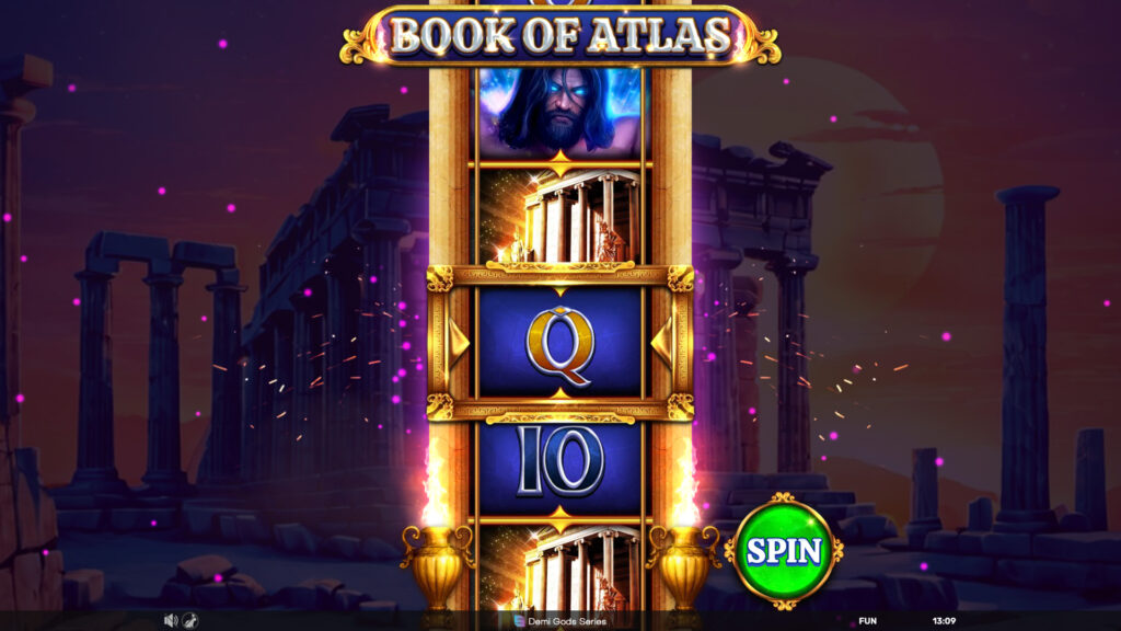 Gameplay screenshot of SP Book Of Atlas highlighting captivating visuals on SafeGameHub.