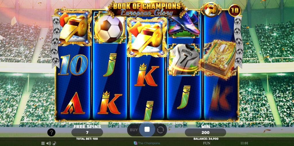 Another engaging gameplay visual from SP Book Of Champions on SafeGameHub.