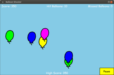 Another screenshot of exciting Balloon gameplay at SafeGameHub.
