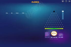 Engaging angle of Plinko gameplay illustrating player experience at SafeGameHub.