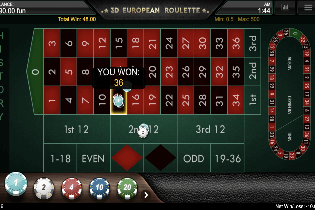 Alternative screenshot of European Roulette at SafeGameHub