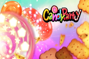 Screenshot illustrating Candy Party's engaging visuals on SafeGameHub.